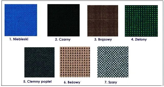 Fotel obrotowy tapicerowany materiałowy P5-A91