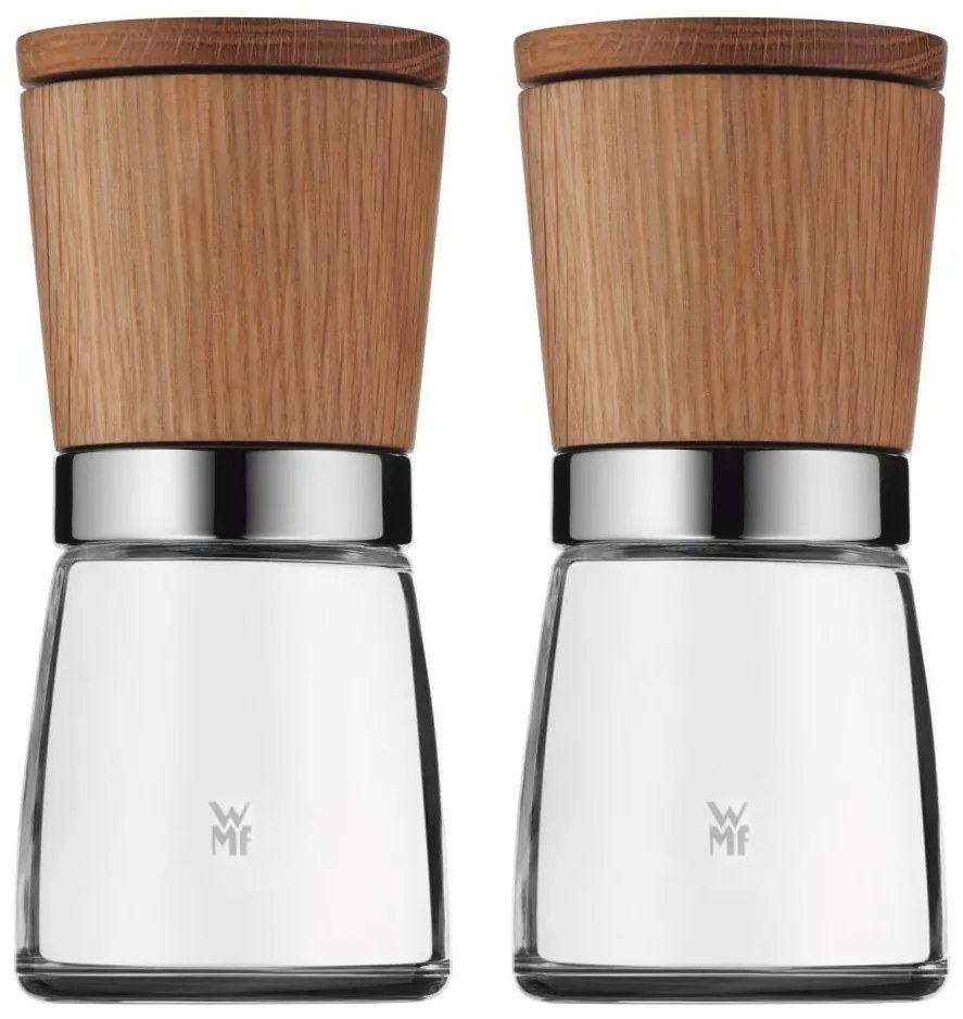 WMF NATURE - Zestaw 2 młynków do przypraw, dąb
