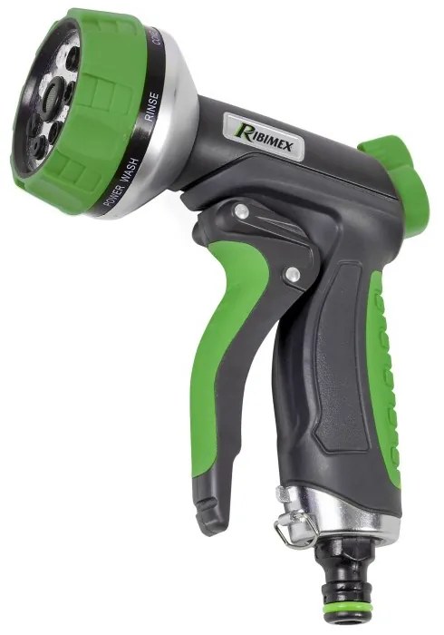 Pistolet do węża ogrodowego RIBIMEX, regulacja strumienia, 7 trybów