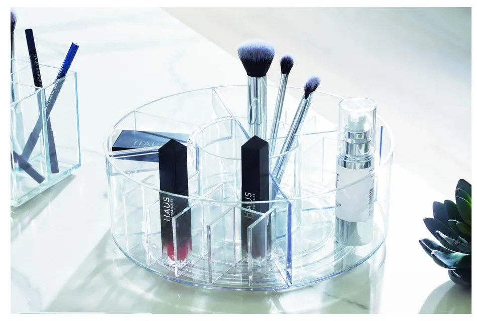 Organizer łazienkowy na kosmetyki z plastiku z recyklingu Cosmetic Carousel – iDesign