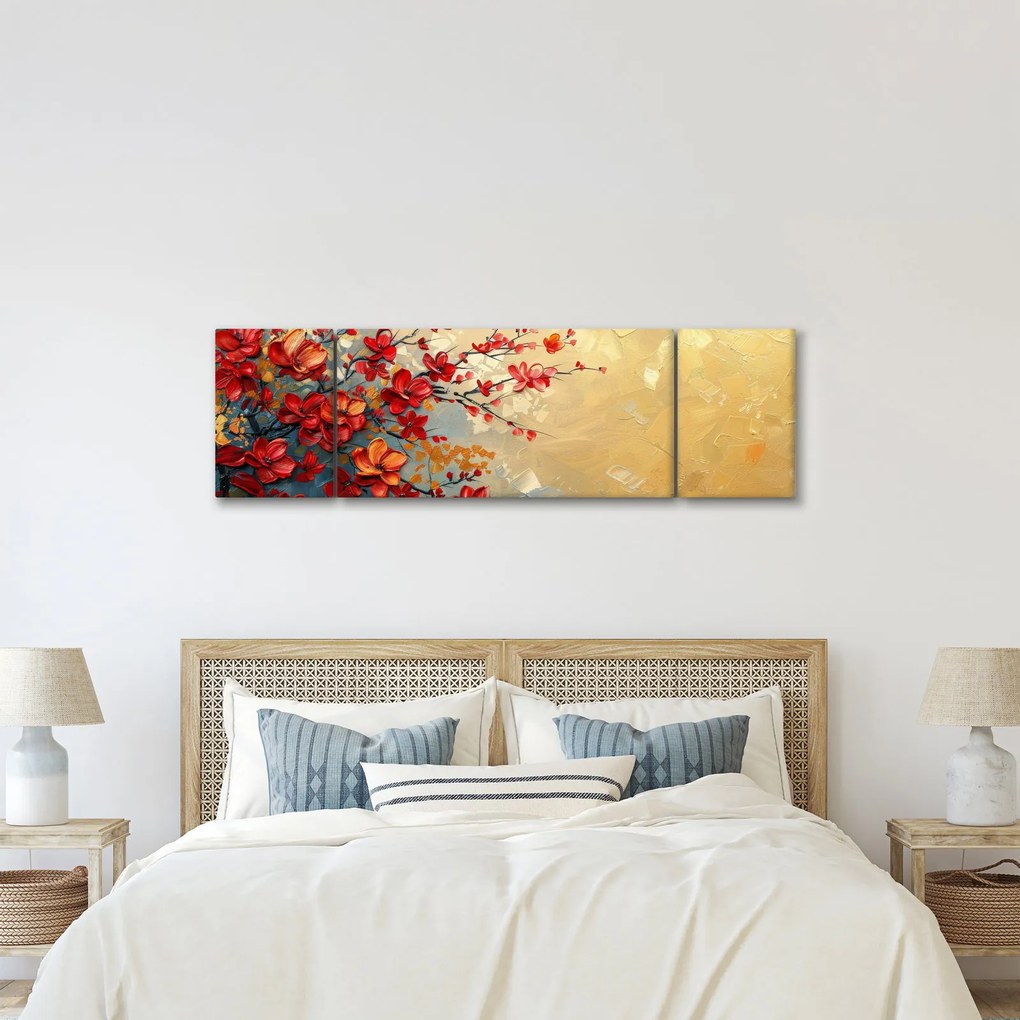 Obraz - Kwitnące drzewo (170x50 cm)