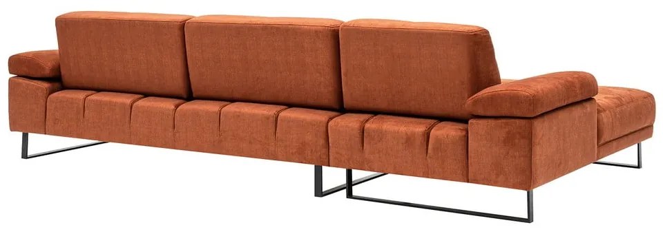 Orange Artie Mustang sofa narożna, lewy narożnik
