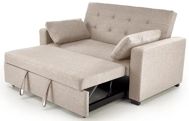 Beżowa sofa wypoczynkowa z funkcją spania K8-K13