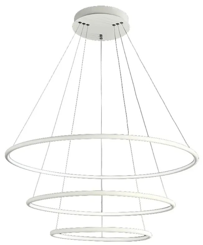 Potrójna okrągła lampa wisząca led - K436-Ring