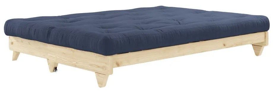 Sofa rozkładana z ciemnoniebieskim pokryciem Karup Design Fresh Natural/Navy