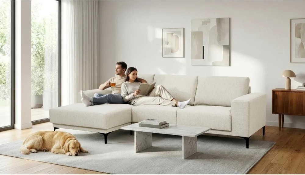 Beżowy narożnik (lewostronny) Chile – Scandic