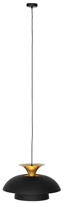 Inteligentna lampa wisząca czarna ze złotem w tym WiFi G95 - Titus