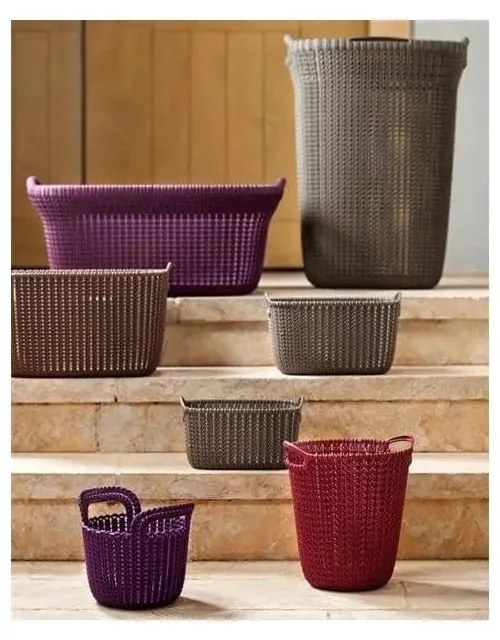 Plastikowy kosz na pranie 57 l Knit – Curver