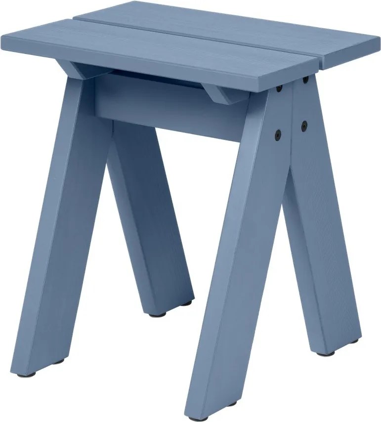 Niebieskie drewniane krzesło ogrodowe Navo – noo.ma