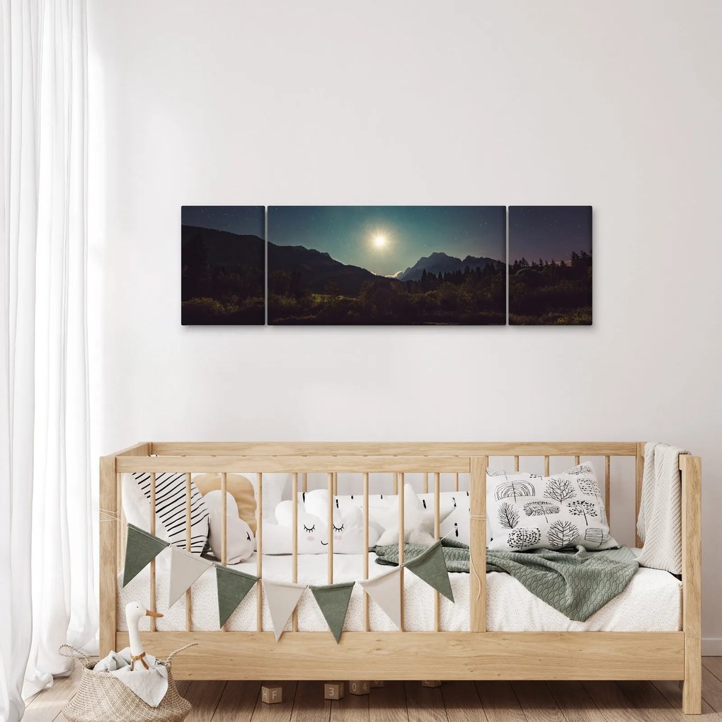 Obraz - nocne niebo (170x50 cm)