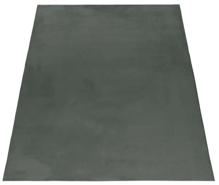Dywan pluszowy Pouffy butelkowa zieleń 80 cm x 250 cm
