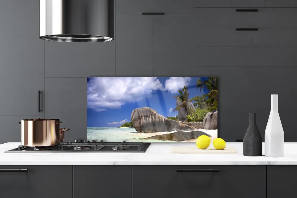 Panel nad blat kuchenny Piaszczysta Plaża Wśród Skał