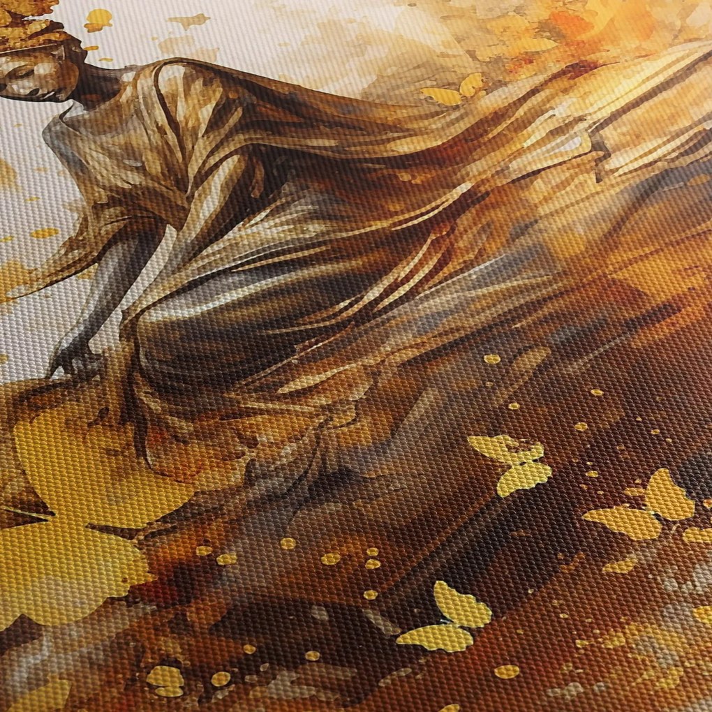 Obraz - Uzdrowiciel (z zegarem) (90x30 cm)