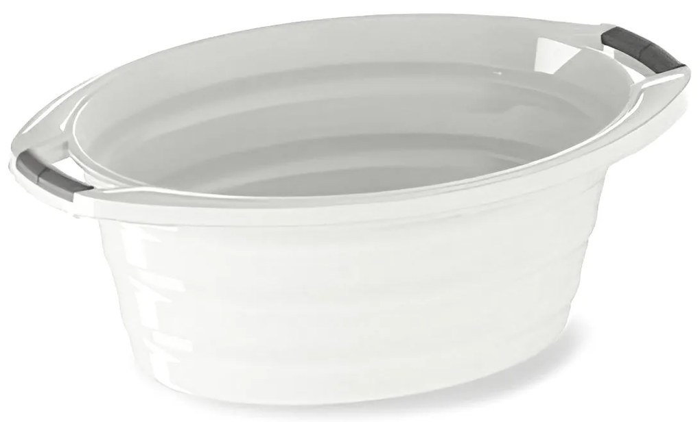 Umywalka plastikowa owalna, 72 x 50 x 25 cm, 35 l,biała