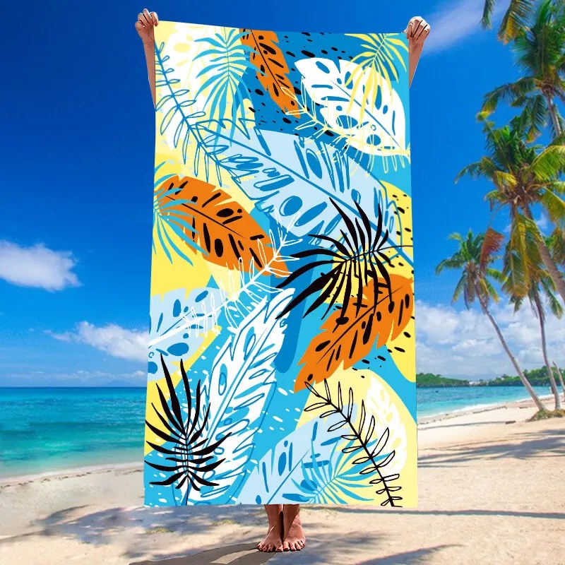 Ręcznik plażowy SUMMER FRESH 100x180 cm kolorowy, 100% mikrofibra