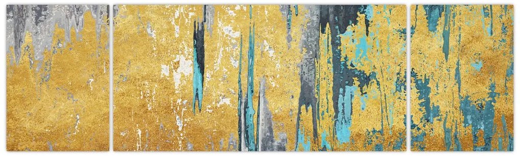 Obraz - Złoty wzór (170x50 cm)