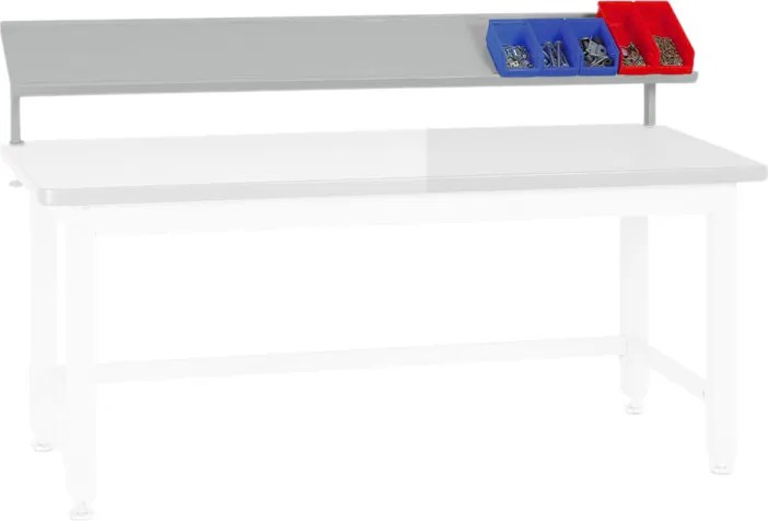 Dodatkowa półka na narzędzia do stołów G4, nośność 20 kg, 1800 x 270 x 300 mm