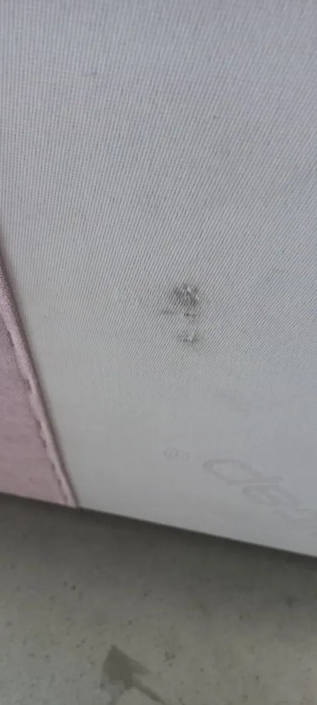Sofa rozkładana z funkcją spania FULGEO różowa/jasnofioletowa prawa - powystawowa ELTAP