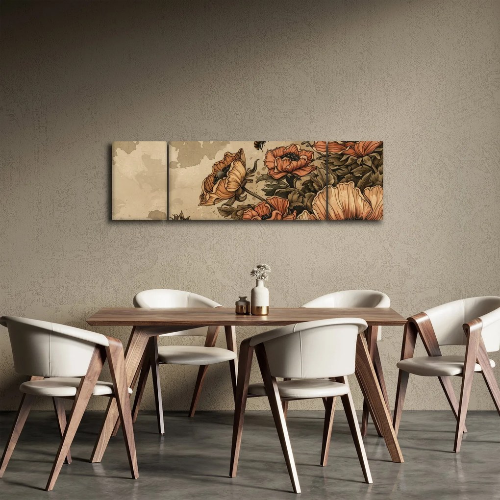 Obraz - Bee Meadow II. (170x50 cm)