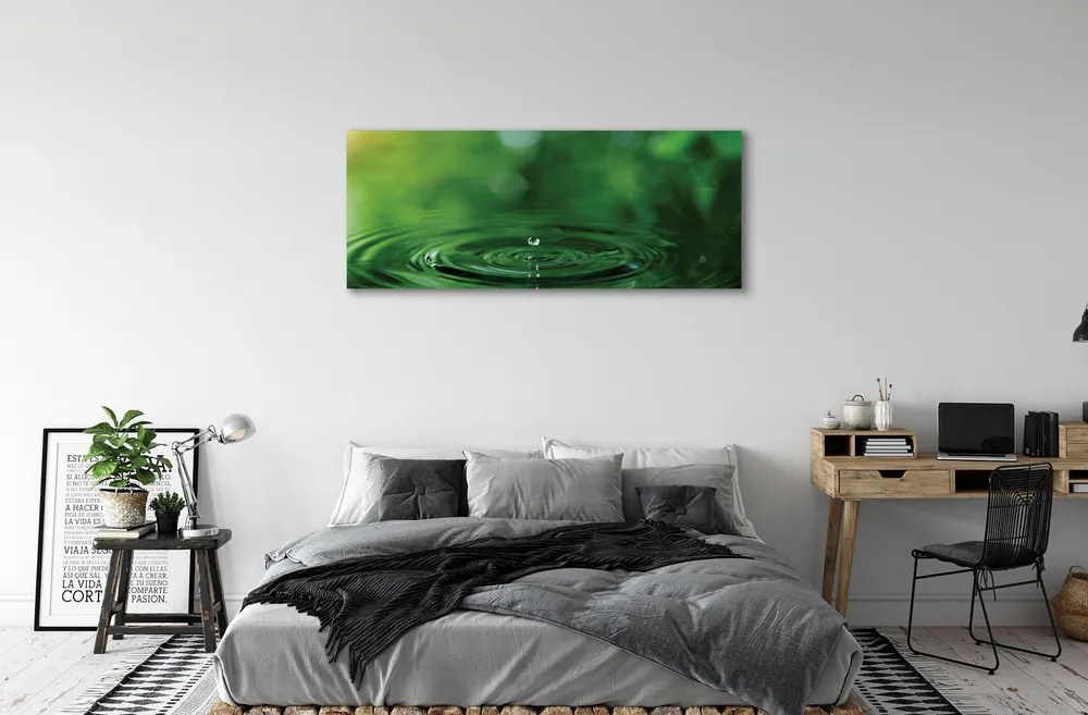 Fotoobraz na płótnie Czysta Kropla w Zbliżeniu