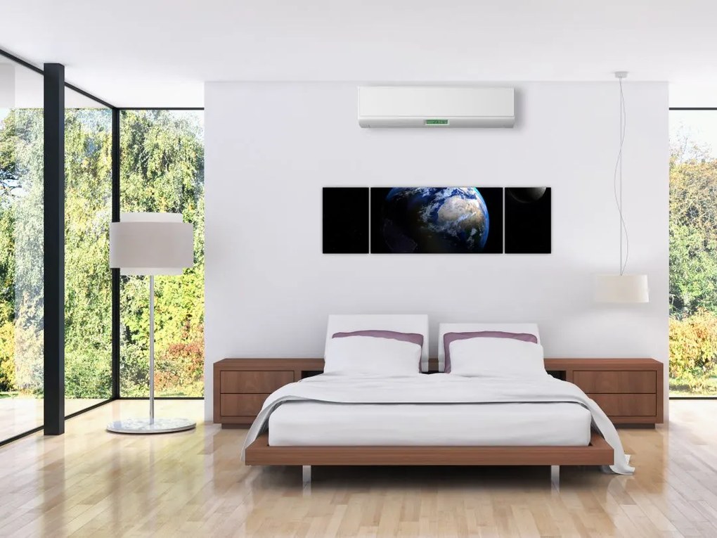 Obraz planety Ziemia (170x50 cm)