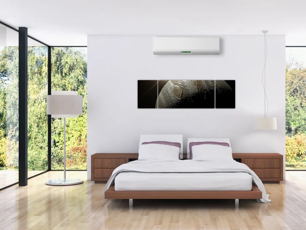 Obraz planety w kosmosie (170x50 cm)