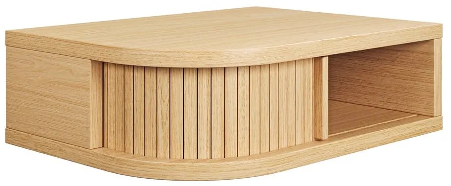 Szafka nocna w dekorze dębu w naturalnym kolorze Farsta – Woodman