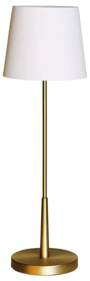 ByRydens 4002740-6501 - Lampa stołowa LUMI 1xE27/8W/230V biała/złota 68,5 cm