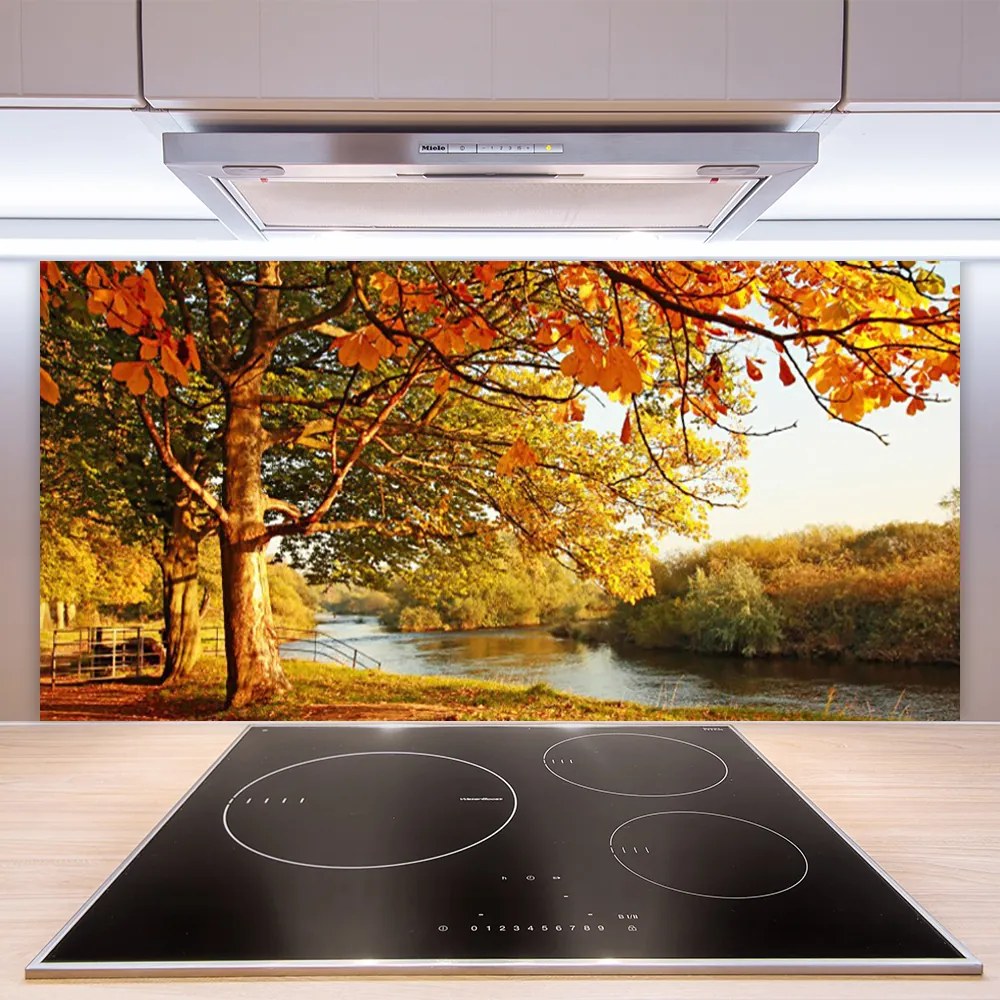 Panel nad blat kuchenny Drzewo nad Lustrem Jeziora