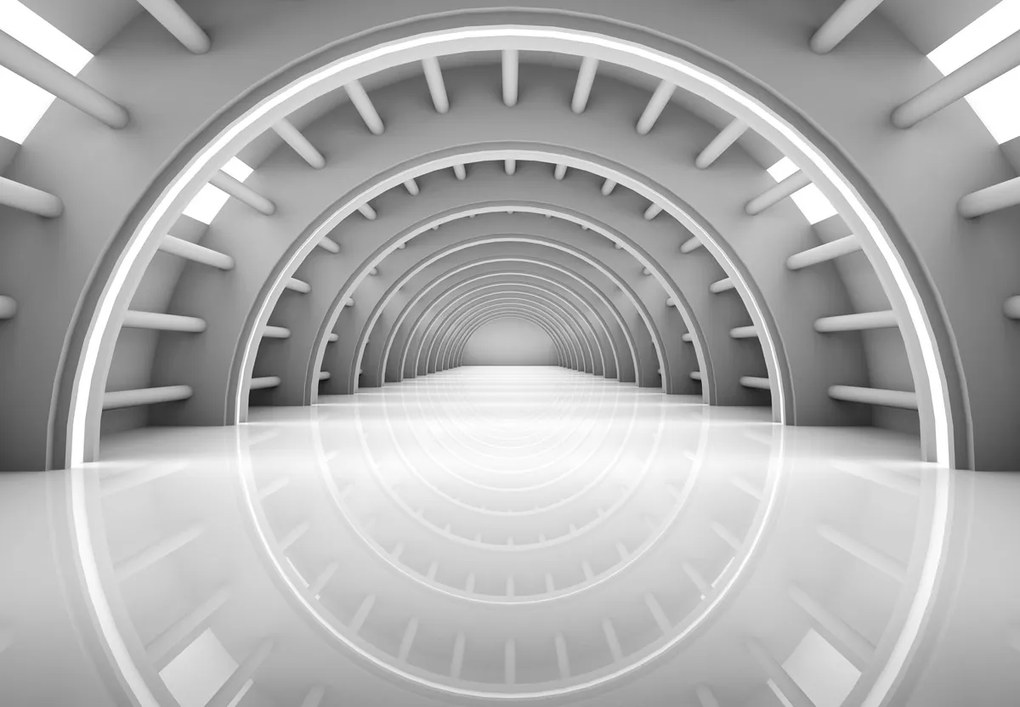 Fototapeta - przejście 3D (196x136 cm)