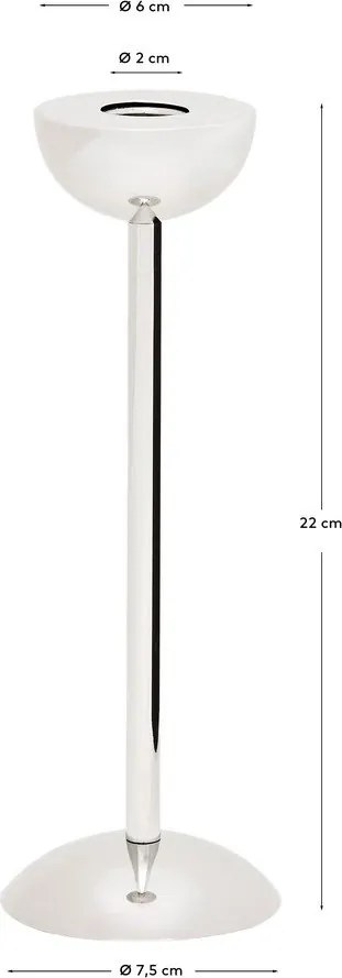 Metalowy świecznik Nirela – Kave Home