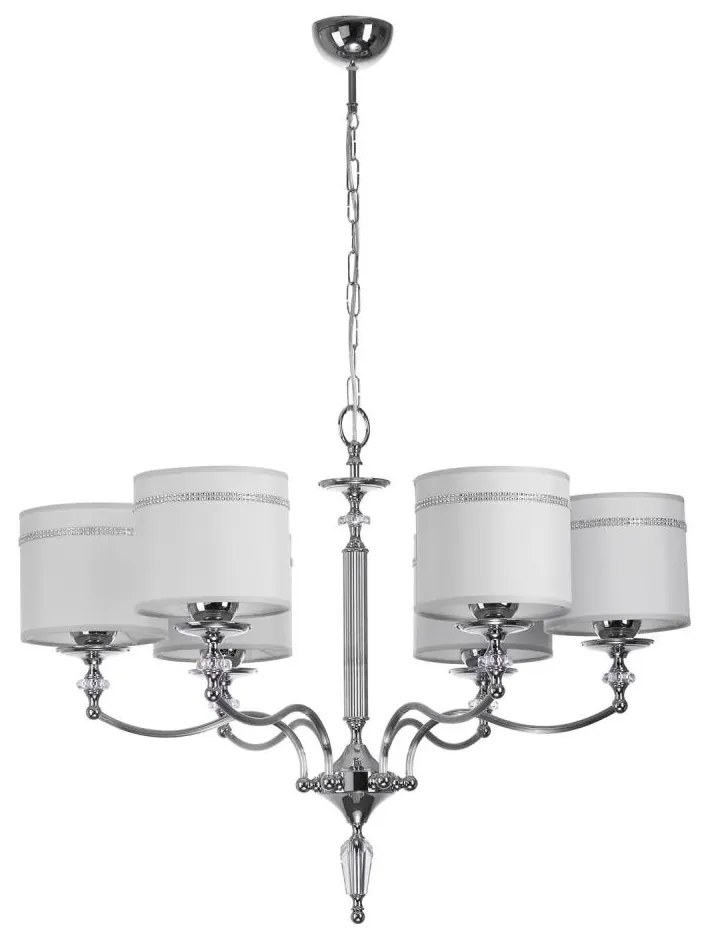 Jupiter 1426- Żyrandol na łańcuchu HILTON 6xE27/60W/230V