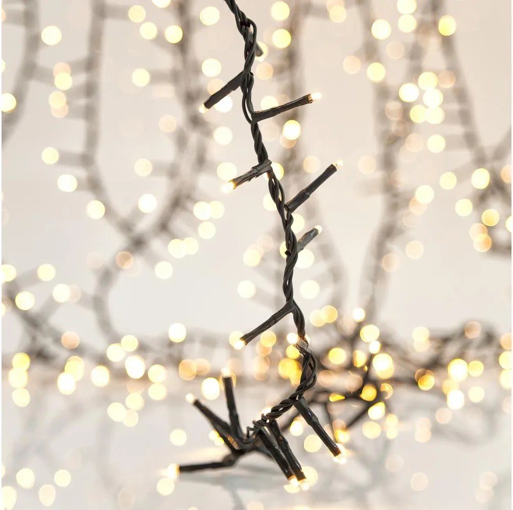 Zewnętrzny łańcuch świetlny LED SNAKE, 800 diod LED, 19,1 m, IP44, ciepła biała