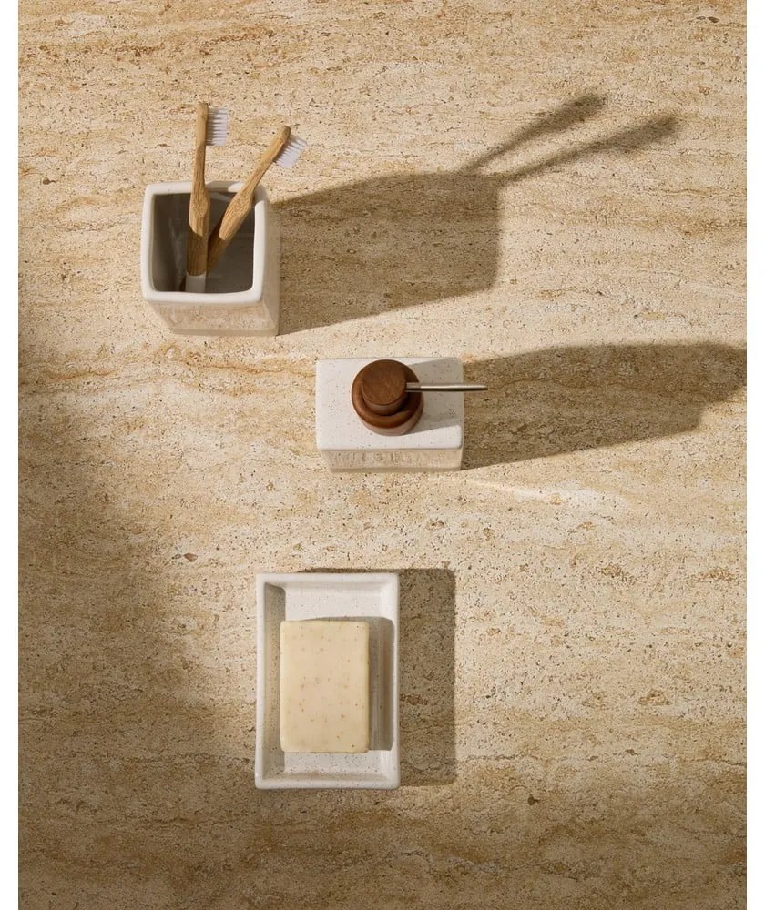 Kremowa mydelniczka ceramiczna Careli – Kave Home