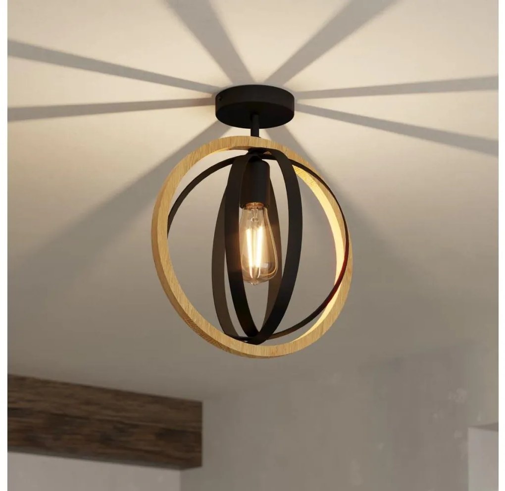 Eglo 43736 - Lampa sufitowa BASILDON 1xE27/40W/230V