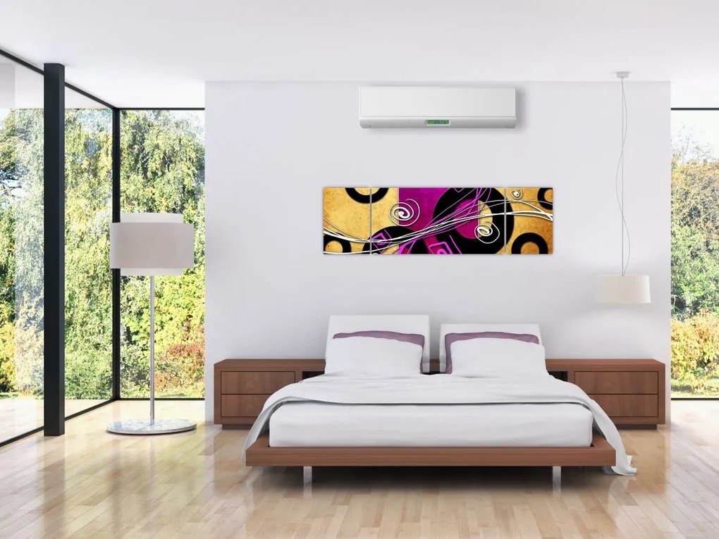 Obraz abstrakcji (170x50 cm)