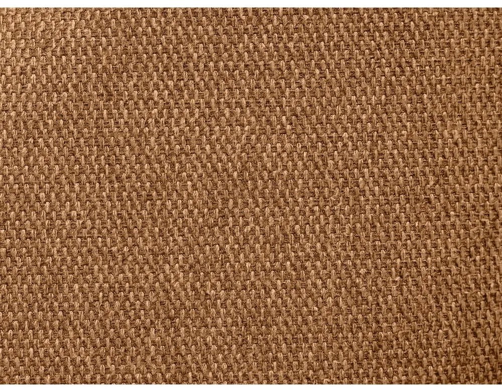 Pomarańczowe tapicerowane łóżko dwuosobowe ze stelażem 180x200 cm Romane – Bobochic Paris