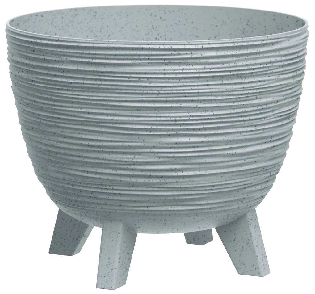 Doniczka okrągła Furu 19 cm szary PROSPERPLAST