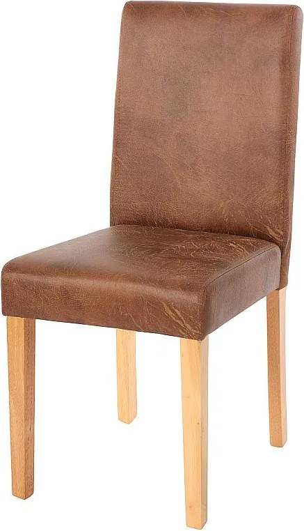 Krzesło do jadalni Littau tekstylne,  imitacja zamszu, jasne nogi