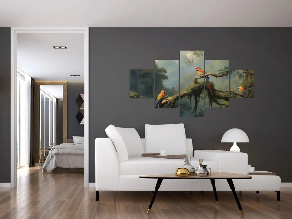 Obraz - Las tropikalny (125x70 cm)