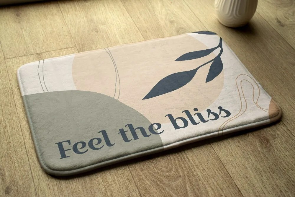 Dywanik antypoślizgowy do łazienki Dywanik antypoślizgowy do łazienki Roślina Liść