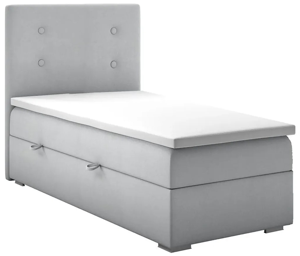 Pojedyncze łóżko boxspring Panata 90x200 - 32 kolory