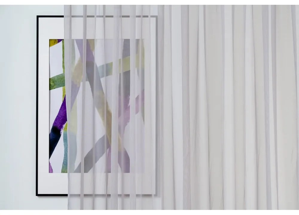 Szara firanka 140x245 cm Voile – Mendola Fabrics
