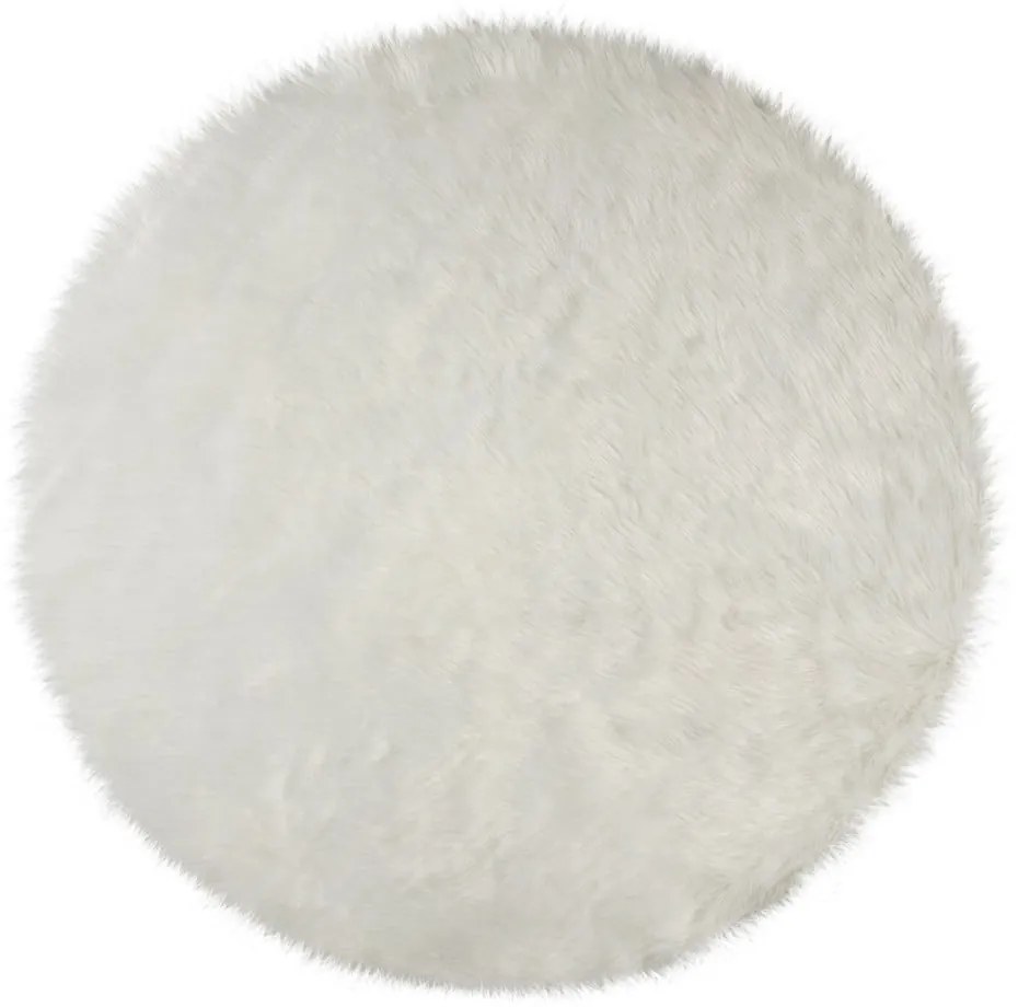 Biały okrągły dywan Flair Rugs Sheepskin, ⌀ 120 cm