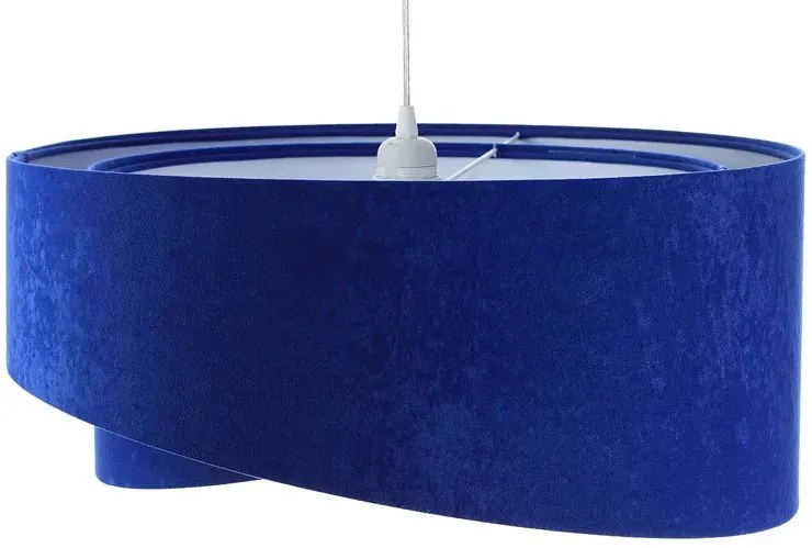 Niebiesko-biała asymetryczna lampa wisząca - 7X EX989 B4-T96