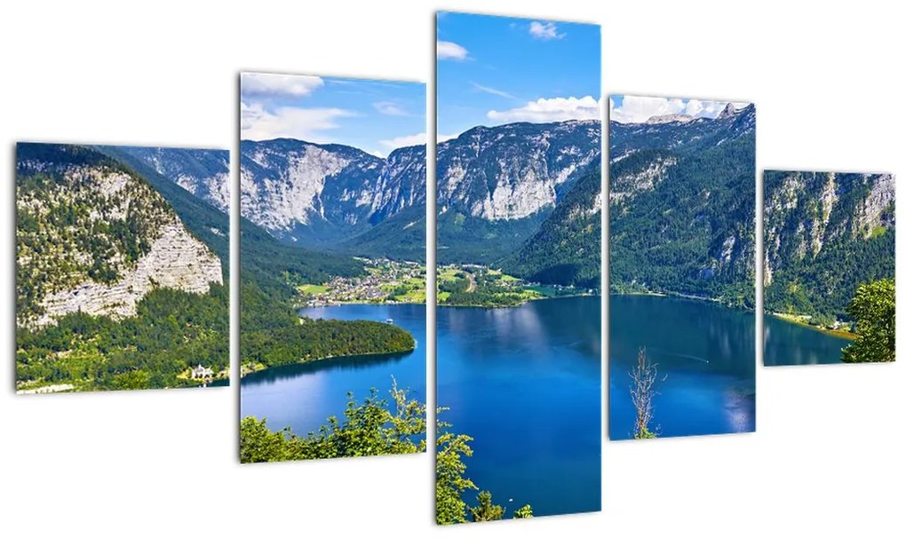 Obraz - Hallstätter See, Hallstatt, Austria (125x70 cm)