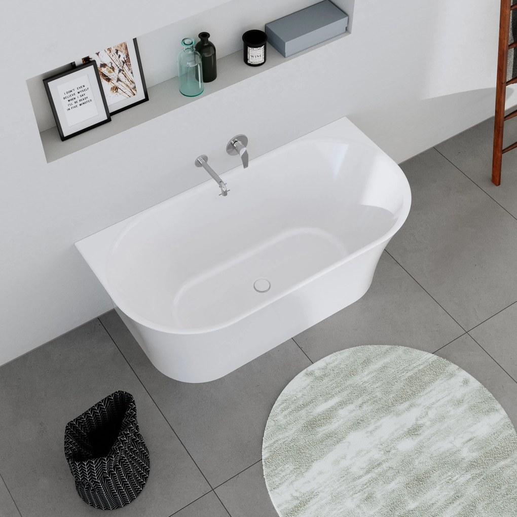 Duravit DuraDelfi Vorwand-Badewanne