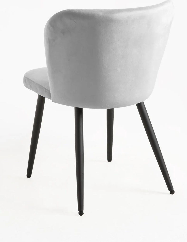 Zestaw 4 Krzese Luk Aksamitne