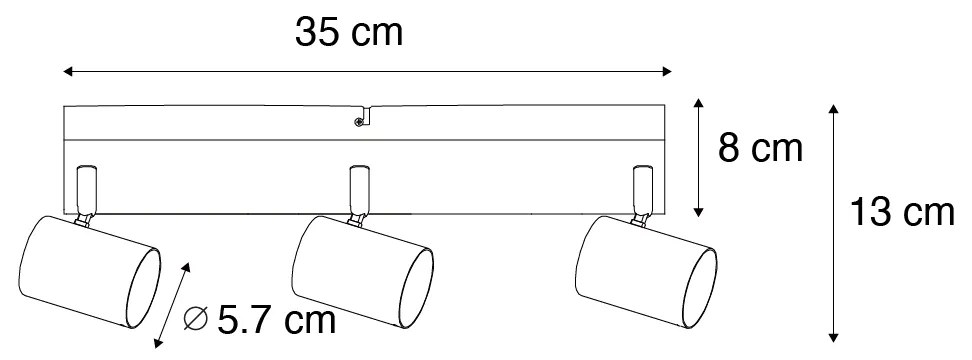 Inteligentny Reflektor Sufitowy Brązowy 3-punktowy Regulowany Z Wifi GU10 50mm - Jeana