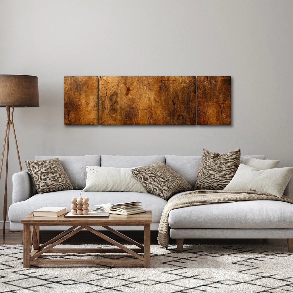 Obraz - Detal drewna (170x50 cm)